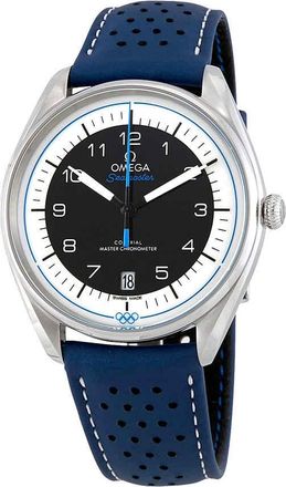 Omega Seamaster Olympic Timekeeper Automatic Blue Leather Mens Limited Edition Watch 522.32.40.20.01.001