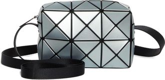 Bao Bao Issey Miyake Cuboid Metallic Crossbody Bag in Light Blue at Nordstrom