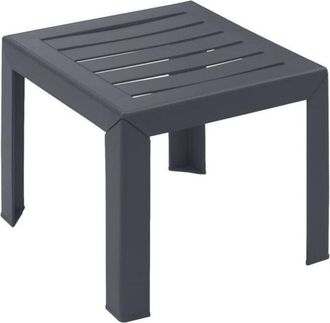 Grosfillex Grosfillex - Tavolino Miami - Antracite - 40x40 - Resina