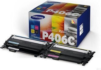 Samsung Clt-p406c Cartucho De T&oacute;ner 4 Pieza(s) Original Negro, Azul, Magenta, Amarillo