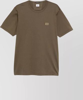 C.P. Company crew neck patch cotton t-shirt