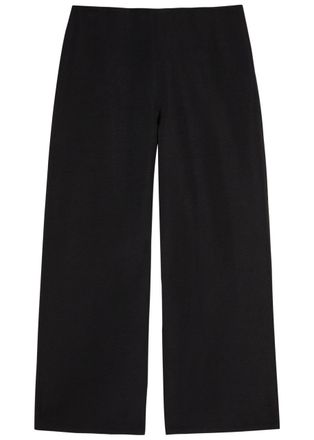 Liberowe Phebe Cropped Straight-leg Trousers - Black - S (UK8-10 / S)