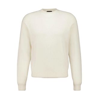 Tom Ford Truien & Vesten, Heren, Beige, 2Xl, Kasjmier, Scottish Teasel Cashmere Crew Neck