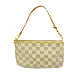 Louis Vuitton White Pouch (Pre-Owned)