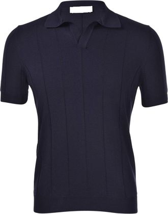 Paolo Fiorillo Contemporary Blue Cotton Polo Shirt