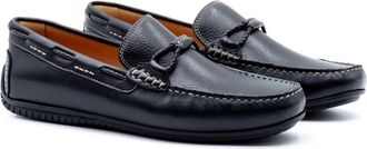 Martin Dingman Mens Bermuda Glove Leather Loafer In Black