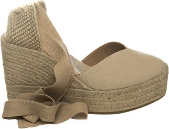 Espadrilles Schoenen, Dames, Beige, 40 EU, Katoen, Wedges