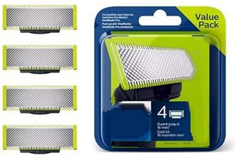 OEM 4x Cuchillas De Repuesto Philips Oneblade Para Qp240/2520/2620-producto Compatible