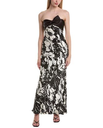 Issue New York Issue New York Bow Bodice Maxi Dress