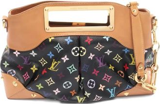 Louis Vuitton Borsa a tracolla MM Judy con monogramma - Nero