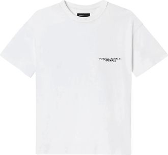 Purple Heren, Tops, Wit, Maat: XL Katoen