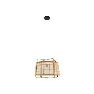 Lindby L&aacute;mpara Colgante liriana En Marr&oacute;n De Madera - Lindby