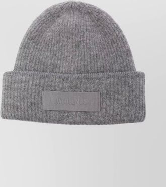 Jacquemus gros grain folded brim hat