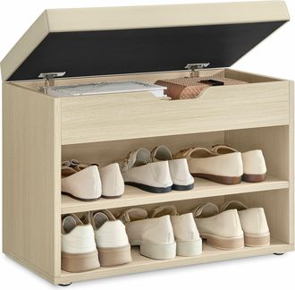 OEM Zapatero Beige Con Espacio De Almacenamiento