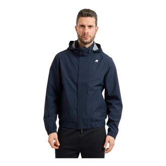 K-Way Aurene Stretch 2L - Heren - Zomerjassen - Blauw - L - Polyester - Jassen