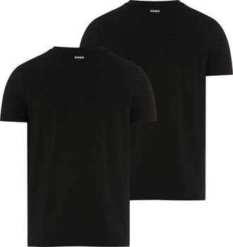 HUGO BOSS T-Shirt HUGO HUGO-Round, Herren, Gr. XXL, schwarz001, Single Jersey, Obermaterial: 96% Baumwolle, 4% Elasthan, unifarben, slim fit normal, Rundhals, a