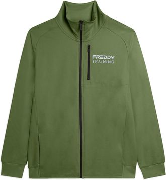 Freddy Felpa zip con taschino e cuciture sportive