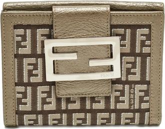 Fendi Portafoglio con motivo Zucca 2008 - Marrone