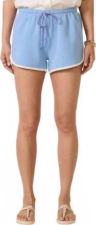 perfectwhitetee Leo Short In Pacific Blue