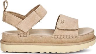 UGG suede sandals - women - Suede/Recycled Polyester/Microfibre/Polyethylene vinyl acetate (PEVA) - 11 - Neutrals