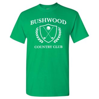 UGP Campus Apparel Bushwood Country Club - Funny Golf Golfing T Shirt - Green - Medium