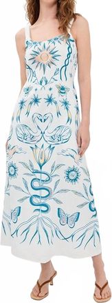Cleobella Shelly Ankle Dress In Lunada Print