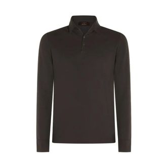 Zanone Polo Shirts, male, Gray, Size: 3XL Ice Cotton Polo
