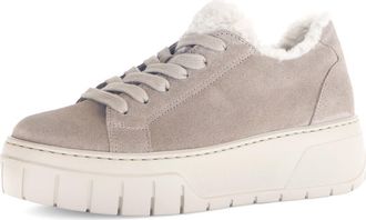 Gabor 73.221 Faux Fur Lined Platform Sneaker in Silk at Nordstrom, Size 6.5Us