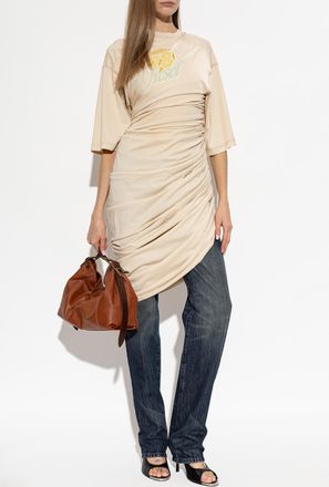 Diesel Dress D-VIRTA, Womens, Cream