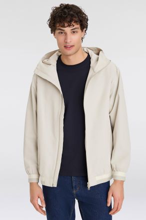Replay Outdoorjacke REPLAY, Herren, Gr. XXL, weiss (alabaster), Web, Obermaterial: 100% Polyester, regular fit, angesetztes B&uuml;ndchen, Jacken Outdoorjacke, mi