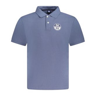 North Sails Polo Shirts, male, Blue, Size: 3XL Short Sleeve Polo