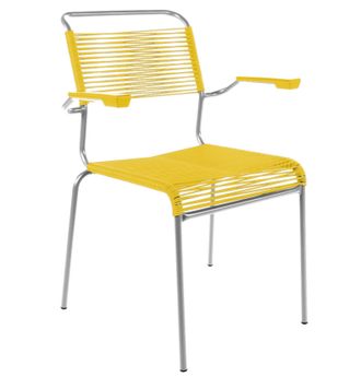 Schubiger M&ouml;bel Spaghetti-Stuhl S&auml;ntis mit Armlehnen