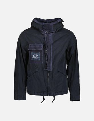 C.P. Company Mens 50 FILI Gum Hooded Jacket - Green - Size: Regular/36