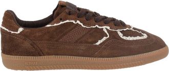 Alohas Chocolate Tb.490 Crochet Leather Sneakers