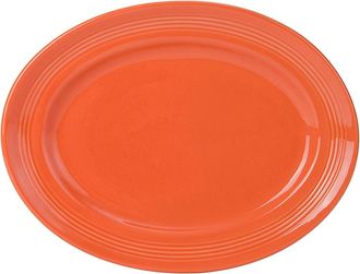 Tuxton Concentrix Oval Platter 13-3/4x10-1/2, 6 Pieces