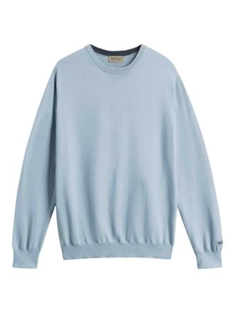 Woolrich Light Blue Solid Sweater