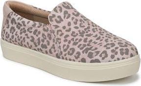Dr. Scholls Madison Cloud Slip-On Sneaker in Blush Leopard Faux Leather at Nordstrom Rack, Size 9.5
