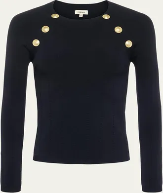 L'agence Gretchen Crewneck Pullover
