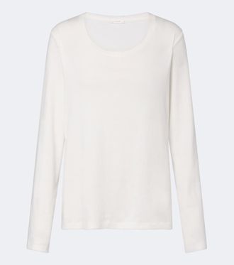 The Row Kalto cotton jersey top