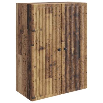 vidaXL Armario De Pared Madera Envejecida 66 X 34,5 X 90 Cm Vidaxl