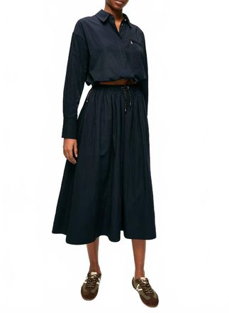 Veronica Beard Bates Skirt In Navy