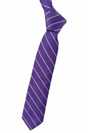 Robert Talbott Mens Faille Textured Stripe Woven Silk Tie In Lilac, Light Blue, And White Stain