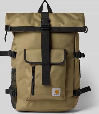 Carhartt Work in Progress Rolltop-Rucksack mit Label-Detail Modell PHILIS in Khaki, Gr&ouml;&szlig;e 1