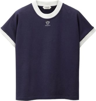 Versace Donna, Top, Blu, L, new
