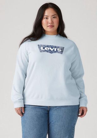 Levi's Plus Sweatshirt PL GR EVERYDAY CREW, mit Batwing-Logo mit Rosenprint