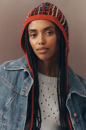 FRENCH KNOT Plaid Wool Bonnet