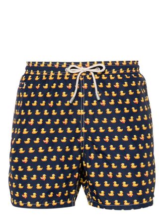 MC2 Saint Barth Ducky-print swim shorts - Blue