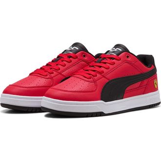 Puma x Scuderia Ferrari Caven 2.0 Sneaker in Rosso Corsa/Puma Black at Nordstrom Rack, Size 10.5