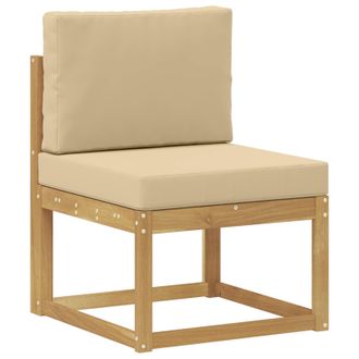 vidaXL Conjunto De Sof&aacute;s De Exterior Y Beige 59 X 63 X 73 Cm Vidaxl