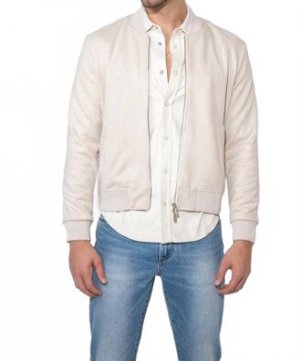 Monfrere Maverick Suede Jacket In Taupe